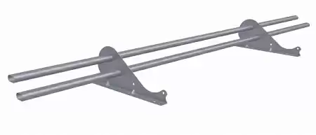 Снегозадержатель Snow Kit Grand Line (Гранд Лайн), 1.0 м, цвет RAL 9006 (светлый алюминий)