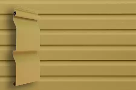 Сайдинг Grand Line Classic Color Plus виниловый, корабельный брус D4 GL, 3.00*0.203 м, карамельный