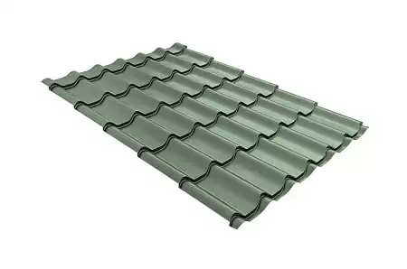Волновой профиль Grand Line Classic, 0,45 PE, Zn 100, RAL 6019 бело-зеленый