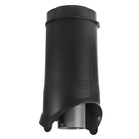 Изолированный вентиляционный выход Pipe-VT 100is/125/500 Krovent (Кровент) для канализации, черный
