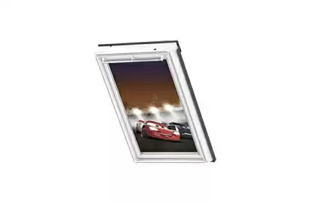 Штора затемняющая Velux DKL 4650 M04, 78x98, Disney Тачки Трасса