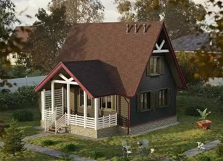 Гибкая черепица Docke Lux Саппоро, Зрелый каштан, 2,4 м2/уп