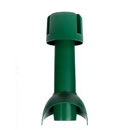 Неизолированный вентиляционный выход Pipe-VT 110 Krovent (Кровент) для канализации, зеленый