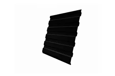 Профнастил С20А Grand Line 0.5 Velur X, RAL 9005 черный янтарь