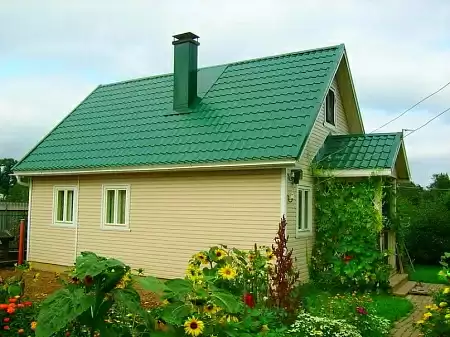 Волновой профиль Grand Line Modern, 0,4 PE, Zn 100, RAL 6005 зеленый мох