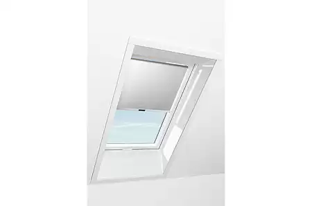 Штора рулонная дневного света Roto ZRS M, 114x118, светлая серая
