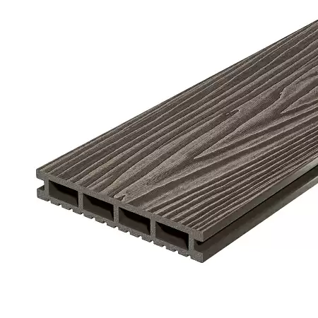 Террасная доска Decking Urban, 3000x150x24 мм, венге (Темный орех)