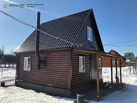 Монтаж фасада панелями Альта Профиль в СНТ Чаща