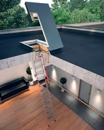 Люк DRL для плоской крыши Fakro / Факро утепленный, размер 86х130