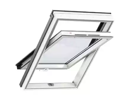 Мансардное окно двухкамерное полиуретановое GLU 0061B MK10, ручка снизу, 78х160