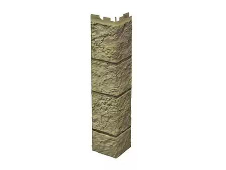 Угол наружный Vox Solid Sandstone (под камень), светло-коричневый, 446х121 мм