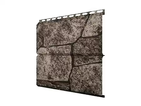 Металлический сайдинг Гранд Лайн / Grand Line профиль ЭкоБрус, Print elite 0.45, цвет King Stone (Королевский камень)