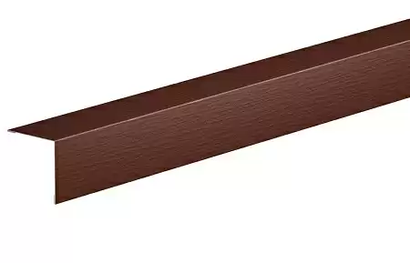 Планка угловая внешняя 50х50 Aquasystem, Pural 0.5, 2.0 м, RAL 8017 коричневый