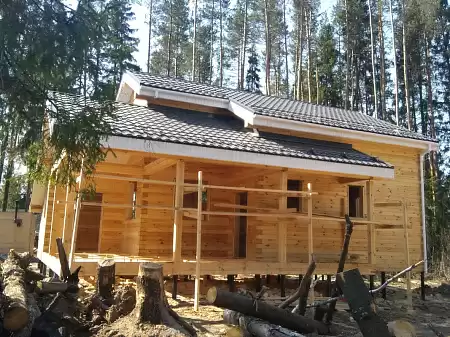 Металлочерепица Гранд Лайн / Grand Line, коллекция Kredo, 0,5 Satin Zn 140, цвет RAL 7024 (мокрый асфальт)