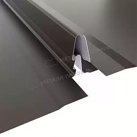 Фальцевая панель Металл Профиль FASTCLICK NormanMP 0.5, ультрамарин RAL5002 Фальцевая панель Металл Профиль FASTCLICK NormanMP 0.5, ультрамарин RAL5002