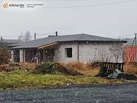 Монтаж гибкой черепицы Shinglas Финская соната КП Берёзовка