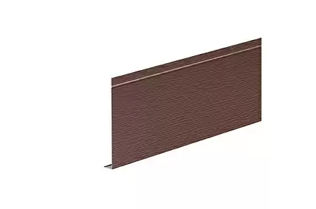 Ветровая планка (L-профиль) AQUASYSTEM, 0.45 PE, Zn 140, 200x2000 мм, RAL 8017 коричневый