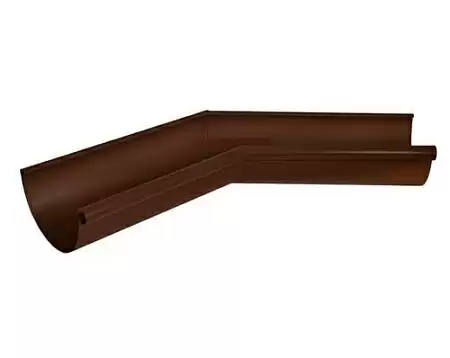 Угол внутренний 135° D150 Aquasystem Pural, RAL 8017 коричневый