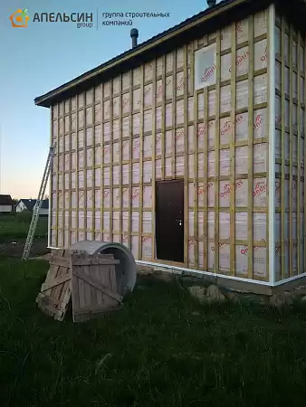 Монтаж фасада сайдингом Docke в д. Лесколово