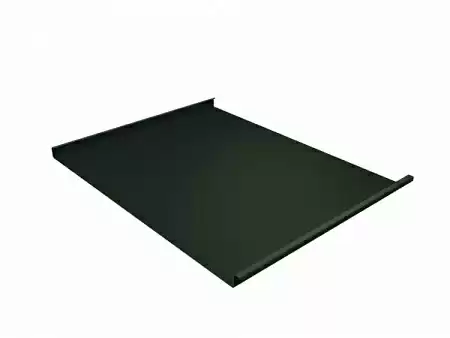 Фальц двойной стоячий Гранд Лайн / Grand Line, GreenCoat Pural Matt 0.5, цвет RR 11 темно-зеленый (RAL 6020)