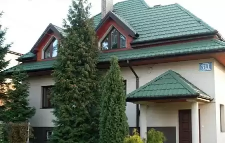 Металлочерепица Weckman / Векман Marette (тип 4) 0,5 мм, Pural 50 мкм, RR32 (коричневый), склад