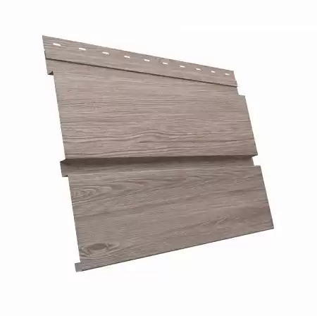 Металлический сайдинг Гранд Лайн / Grand Line профиль Квадро Брус, Print elite 0.45, цвет White Wood (Беленый дуб)