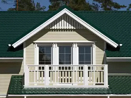 Металлочерепица Гранд Лайн / Grand Line, коллекция Classic, 0,5 Satin Zn 140, цвет RAL 6005 (зеленый мох)