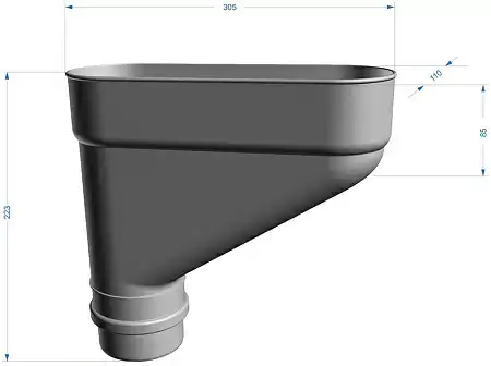 Коллектор Docke LUX цвет пломбир (RAL 9003)