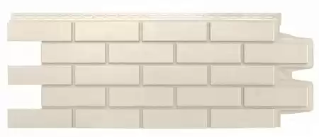 Фасадная панель Grand Line Classic, Клинкерный кирпич 1105х417 мм, молочный