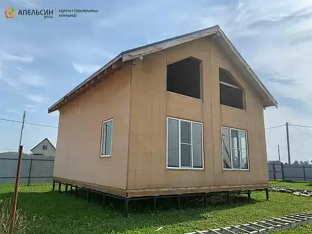 Монтаж фасада сайдингом Grand Line в пос. Глухово