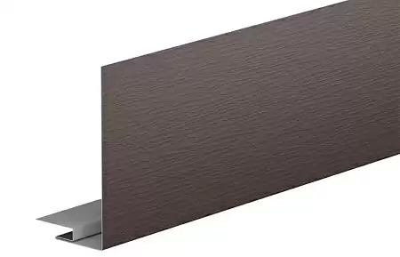 Профиль для оконных и дверных проёмов 50/300 Aquasystem, PE 0.45 (Zn140), 2.0 м, RR 32 темно-коричневый