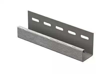 J-планка Timberblock Ю-Пласт, дуб серебристый, 3050 мм