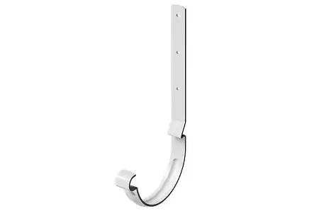 Карнизный крюк длинный Docke STAL PREMIUM D125, RAL 9010 пломбир