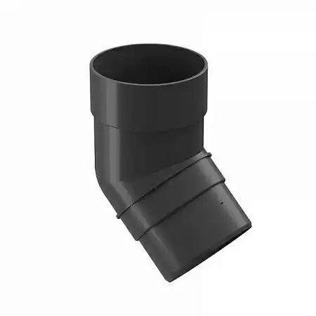 Колено 45°, D85 мм Деке Премиум / Docke Premium, цвет графит (Ral 7024)