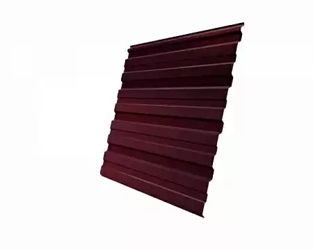 Профнастил С10R Гранд Лайн / Grand Line 0,5 Satin Zn 140, цвет RAL 3005 (красное вино)