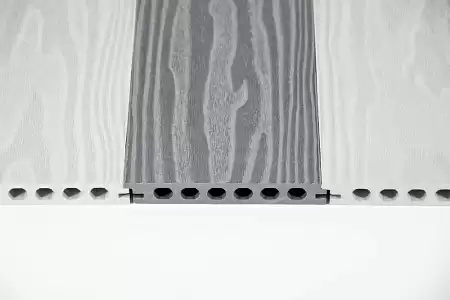 Бесшовная террасная доска из МПК, 140х25х3000, антрацит