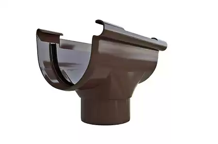 Воронка ПВХ Элит Альта Профиль, D82 мм, коричневый