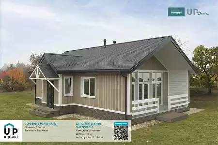 Сайдинг Timberblock Ю-Пласт, планкен кленовый, 3000х240 мм