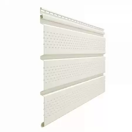 Софит Docke Standard перфорированный, 3.0*0.305 м, пломбир