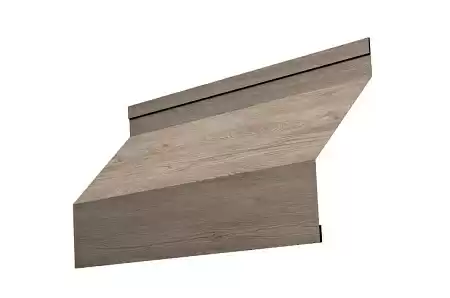 Ламель жалюзи Grand Line Milan, 0,45 Print Elite, гладкая White Wood