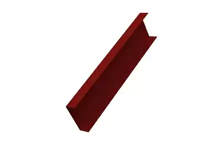 Декоративная накладка на столб жалюзи Grand Line Milan, Tokyo, 0,5 Satin, RAL 3011 коричнево-красный