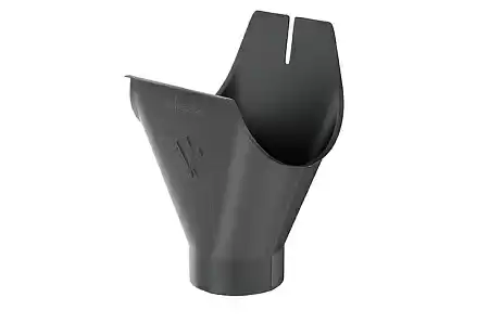 Воронка желоба D125 Aquasystem PU Matt, RAL 7024 графит