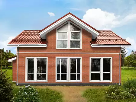 Металлочерепица Гранд Лайн / Grand Line, коллекция Classic, 0,5 Satin Zn 140, цвет RAL 8004 (терракота)