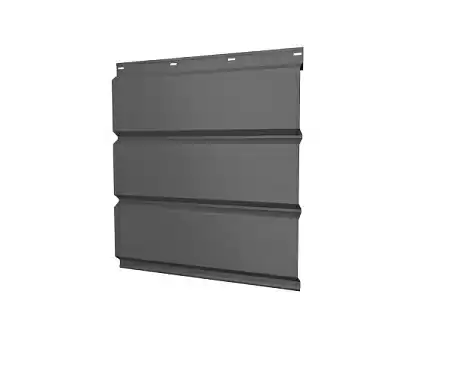 Софит металлический без перфорации Grand Line / Гранд Лайн, Satin 0.5, цвет Ral 7004 (сигнально-серый)