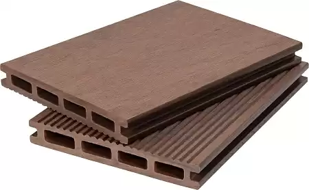 Террасная доска POLIVAN DENPASAR MIXCOLOR пустотелая, 140х20х5800 мм, коричневый