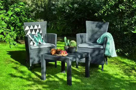 Садовая мебель Rosario balcony set Allibert (Аллиберт), цвет коричневый