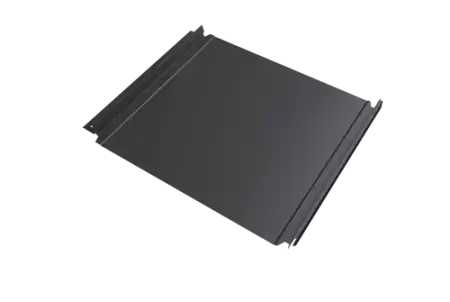 Кликфальц Double Pro Grand Line 0,45 PE с пленкой на замках RAL 7024 мокрый асфальт