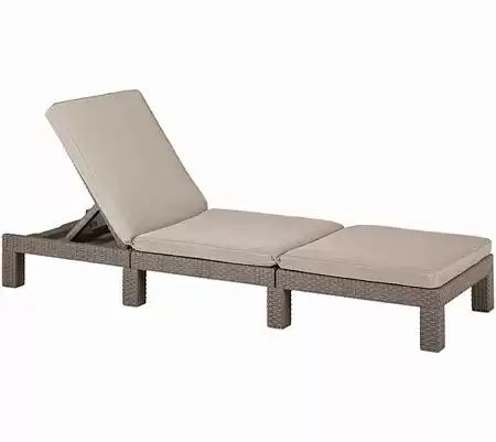 Шезлонг садовый Daytona Delux Allibert (Аллиберт), цвет капучино