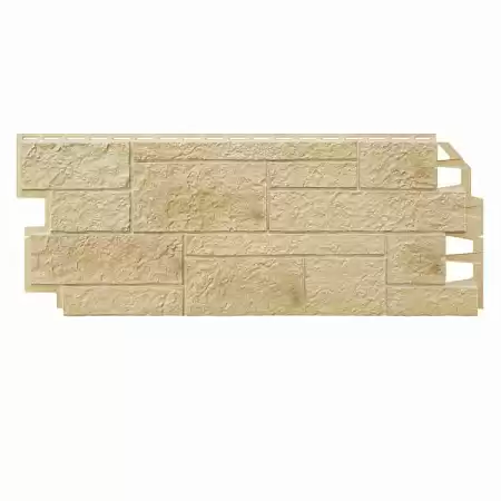 Фасадные панели Vox Solid Sandstone (под камень), кремовый, 1095х446 мм