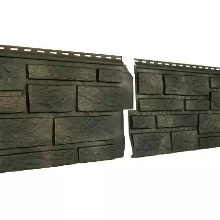 Фасадные панели Ю-Пласт Стоун Хаус S-Lock Таганай, 1950х290 мм, таежный